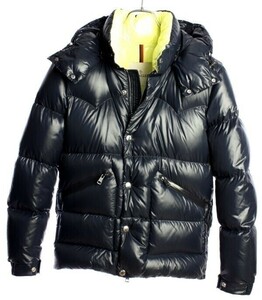 21AW　モンクレール　ナイロン ダウン ジャケット　ネイビー　国内正規品　MONCLER　#A2