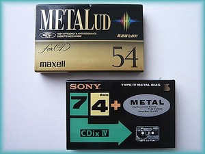 ■カセットテープ■ 〈未使用〉メタル METAL POSITION（maxell・SONY）計2本
