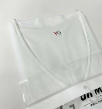 L ● グンゼ ＹＧ ● air MADE VネックＴシャツ ホワイト 20％OFF_画像4