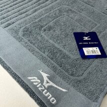 □ MIZUNO スポーツタオル２枚set グレー ロゴジャガード_画像5