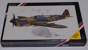 1/72 Special Hobby Fairey Firefly Mk.Ⅰ★中古・箱傷み★レジンパーツ＆エッチングパーツ 