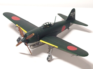 完成品☆1/72 紫電一一型甲 N1K1-Ja☆ AOSHIMA ☆作業台・足場付属