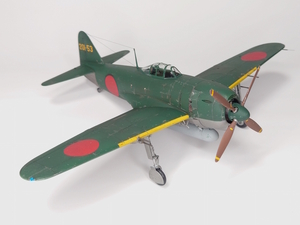  完成品☆1/48 紫電一一型甲 N1K1-Ja☆ ハセガワ ☆