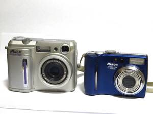 Nikon COOLPIX 800とCOOLPIX 5200 ジャンク品あわせて2台