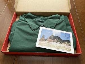 新品未使用 今期 山と道 UL shirt シャツ S Green