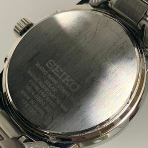 1円〜 SEIKO セイコー セイコーセレクション 7B24-0BR0 腕時計 電波ソーラー メンズ ブルー 現状品の画像6