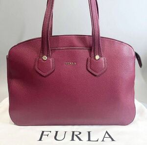 未使用保管品 FURLA フルラ ジャダ トートバッグ パープル 903333