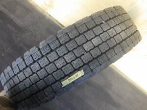 r5123-51 ★ 225/80R17.5 中古 スタッドレスタイヤ ブリヂストン W910 21年製造 2-0 トラック タイヤ