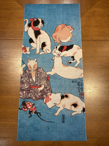 手ぬぐい 歌川国芳 浮世絵 たとゑ尽の内 その1 サイズは約77cm 35cm