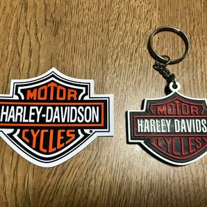 ハーレーダビッドソン　キーホルダー　ステッカー　Harley-Davidson シール