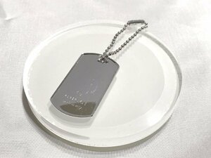 #[YS-1] Gucci GUCCI plate очарование # персональный медальон серебряный sterling серебряный 925 4.8cm×2.7cm # Италия производства [ включение в покупку возможность товар ]D