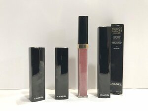 #[YS-1] CHANEL Chanel # rouge Allure 23 58 gloss 11 here gloss 119# 4 point set summarize [ including in a package possibility commodity ]#D
