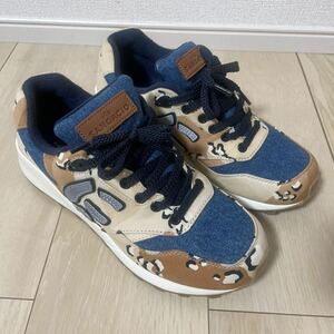 via SANGACIO CAMO jeans 25.5cm 復刻版抽選販売　定価24.500円　箱有りシューキーパー