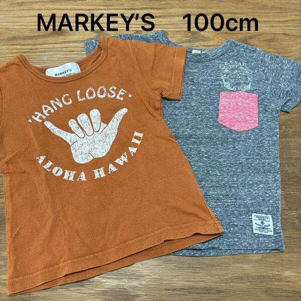 MARKEY’S Tシャツ　2点セット　100cm 半袖Tシャツ キッズ