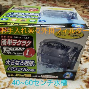 GEX 簡単ラクラクパワーフィルター L 熱帯魚 観賞魚用品 水槽用品 フィルター ポンプ ジェックス