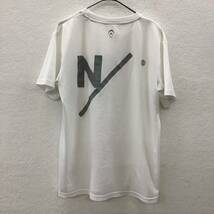 NEUTRALWORKS. ニュートラルワークス ロゴ 半袖Tシャツ ホワイト size M 79551_画像3