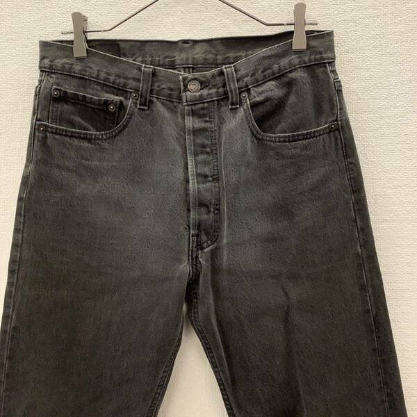 Levi's 501 リーバイス 90s ブラック ジーンズ デニムパンツ USA製 W32 希少 ビンテージ 古着 79550