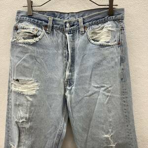 Levi's 501 90s リーバイス デニム ジーンズ USA製 ボタン裏552 W34 ビンテージ 古着 79589