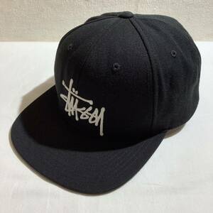 STUSSY Stussy Logo embroidery cap snap back black Free 79626