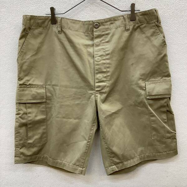 B.D.U SHORT ミリタリーショーツ カーゴハーフパンツ カーキ size L 75339