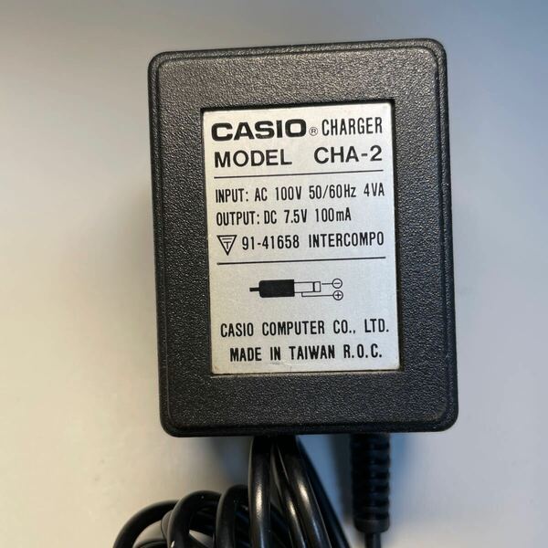 No.2047 CASIO ACアダプター CHA-2 カシオ DC7.5V 100mA