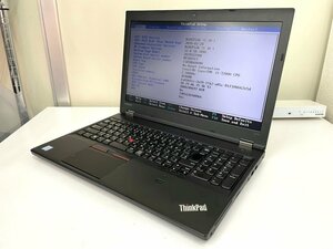 【UEFI起動確認済み／中古】ThinkPad L570 【20J9-S37S00】 (Core i5-7200U, RAM4GB, HDD無し[OS無し]) ★本体＋ACアダプタ　④