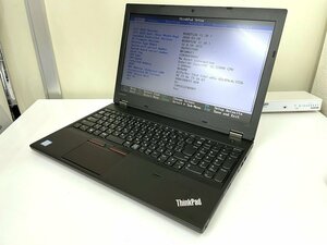 【UEFI起動確認済み／中古】ThinkPad L570 【20J9-S37S00】 (Core i5-7200U, RAM4GB, HDD無し[OS無し]) ★本体＋ACアダプタ