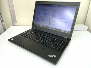 【UEFI起動確認済み／中古】ThinkPad L570 【20J9-S37S00】 (Core i5-7200U, RAM8GB, HDD無し[OS無し]) ★本体＋ACアダプタ　④