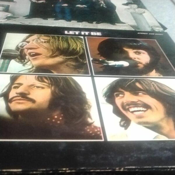 THE BEATLES LET IT BE LPレコード帯なし 