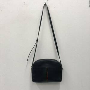 ⑰Paul Smith Paul Smith shoulder bag PWR330 BLK black leather 