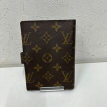 ⑰LOUIS VUITTON アンジェンダPM_モノグラム ブラウン PVC R20005手帳 手帳カバー_画像2