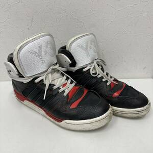 ⑰Y-3 ハイカット スニーカー G54055 26cmBLK ブラック