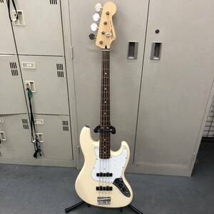 ⑰Fender フェンダー エレキベース ホワイト WHT JB-40 JAZZ BASS ベース 弦楽器 