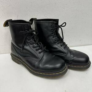 ⑰Dr.Martens ドクターマーチン レースアップ ブーツ UK7 BLK ブラック 