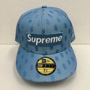  ⑰supreme × New ERA シュプリーム ニューエラ キャップ BLU ブルー ポリエステル 総柄 メンズ × New