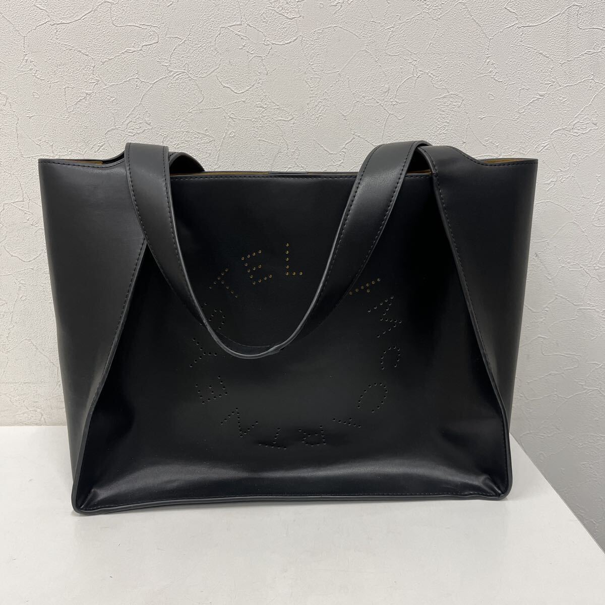 ⑰STELLAMcCARTNEY バッグ フェイクレザー ブラック
