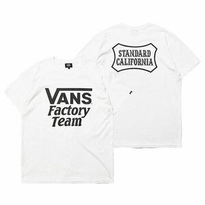 STANDARD CALIFORNIA VANS × SD LOGO CREW Tee スタンダードカリフォルニア Tシャツ Factory Team T シャツ　20周年記念/20th