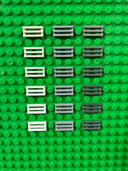 専用　LEGO 特殊　プレート　メッシュ　パーツ　No.18 3セットまとめ売り