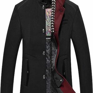 [FHLHY] コート メンズ ジャケット チェスターコート 紳士服 ウール ビジネス 秋冬 厚手　新品、未使用です。