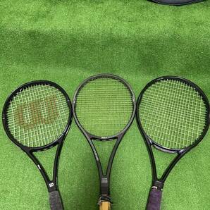 テニスラケット ダンロップ/DUNLOP ウィルソン/Wilson MAXPLY McENROE / Jimmy Connors DYNA POWER 中古 現状品の画像8