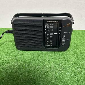 Panasonic wide FM correspondence FM/AM portable radio RF-584 operation goods AC code attaching used present condition goods 