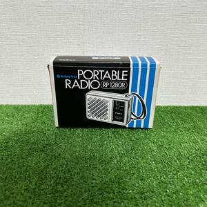 [ use impression none ]SANYO portable radio RP1280R RADIO box attaching Showa Retro present condition goods 