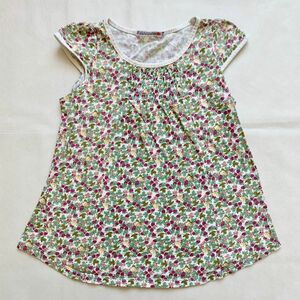 UNIQLO ノースリーブ　120cm 小花柄 女の子