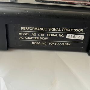 KORG A5 GTRマルチエフェクター 通電確認済の画像5