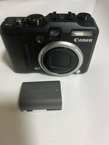 Canon キャノン Power Shot G7 PC1210 コンパクトデジタルカメラ ブラック 中古現状品