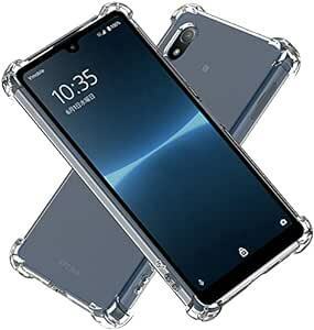 Hy+ Xperia Ace III 耐衝撃 ケース SO-53C SOG08 カバー ストラップホール 米軍MIL規格 クリ