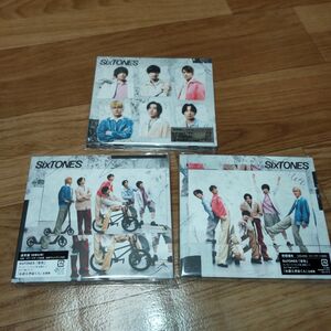 SixTONES 音色　CD DVD　初回盤A B 通常盤　3形態　セット　初回盤Aに薄い線のようなキズあり。