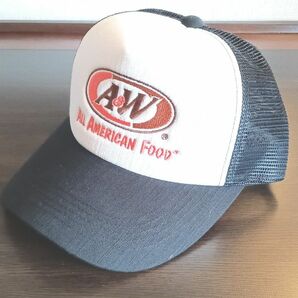 【白石様専用商品】A&W 沖縄　メッシュロゴ キャップ　帽子　ブラック