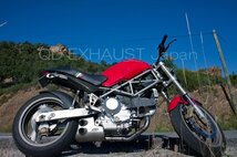 DUCATI MONSTER 900 1998年式 QD EXHAUST スリップオンマフラー_画像4