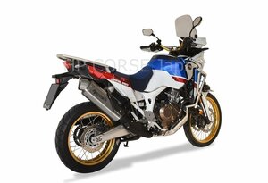 ※年式により車検対応 HONDA CRF 1000L AFRICA TWIN 2016～2019 スリップオンマフラー HP CORSE エイチピーコルセ